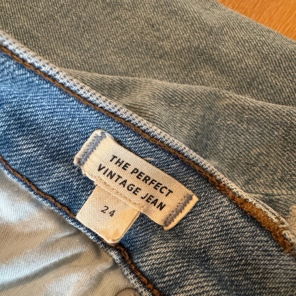 Madewell Light Blue Distressed Ankle Jeans - Picture 4 of 4